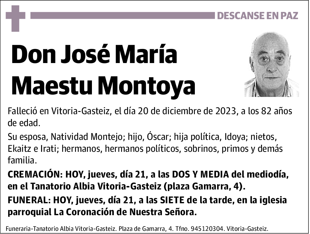 José María Maestu Montoya