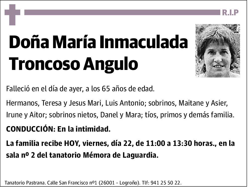 María Inmaculada Troncoso Angulo