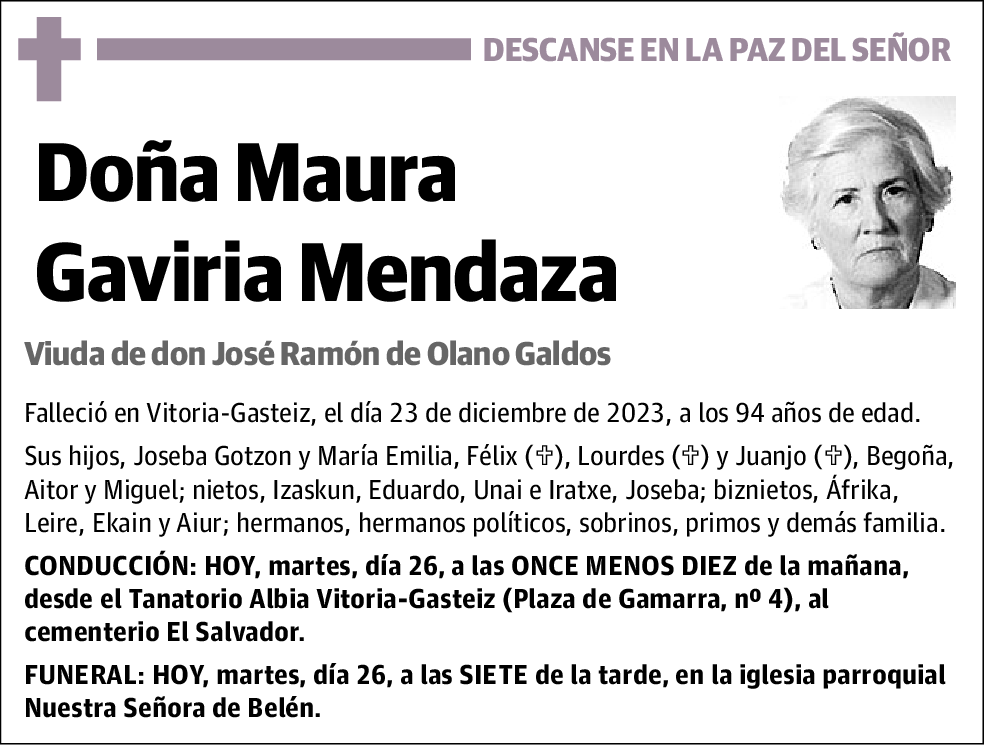 Maura Gaviria Mendaza