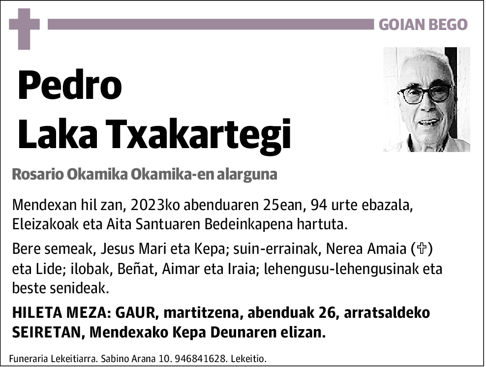 Pedro Laka Txakartegi