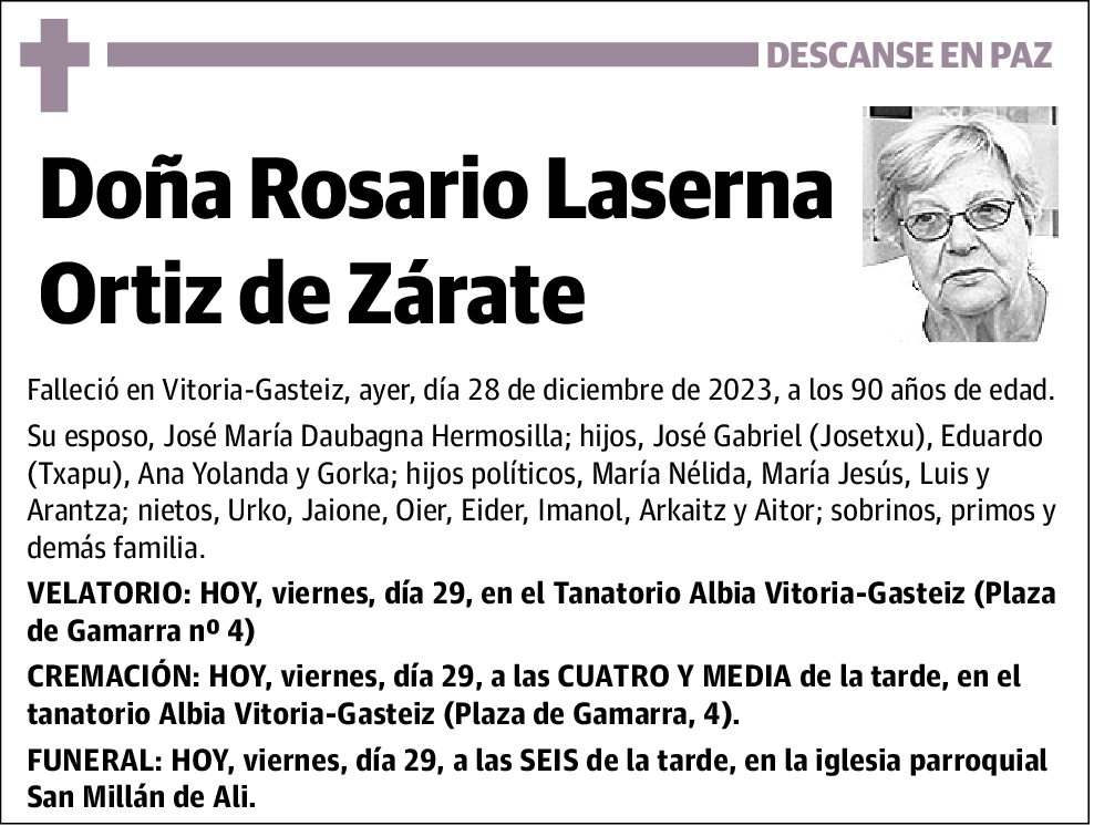 Rosario Laserna Ortiz de Zárate