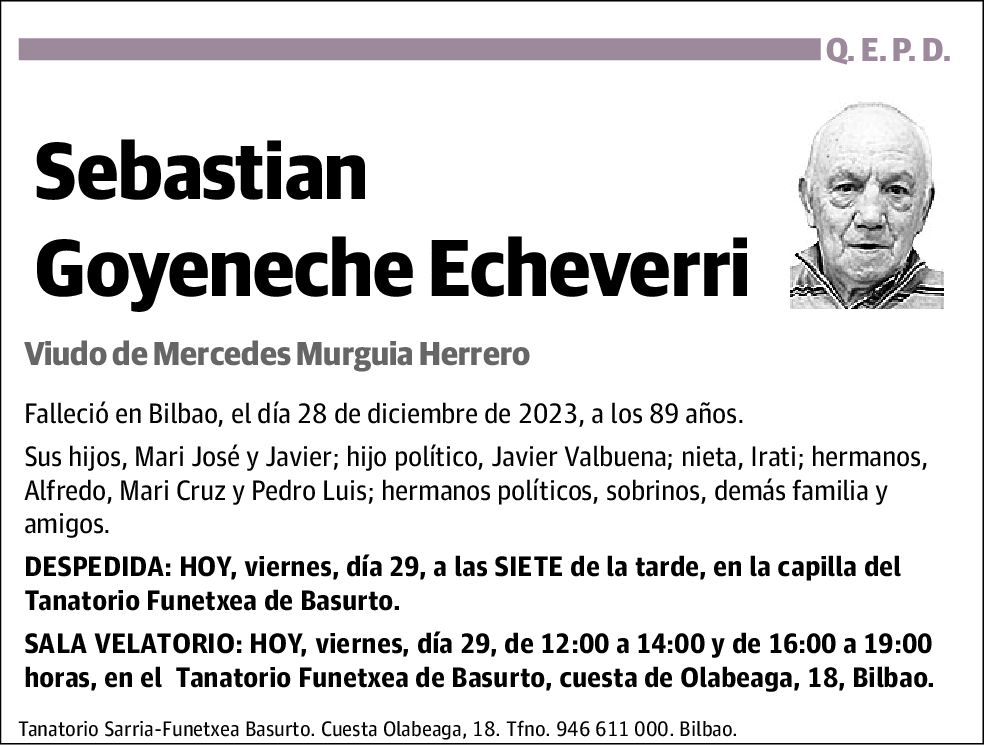 Sebastian Goyeneche Echeverri
