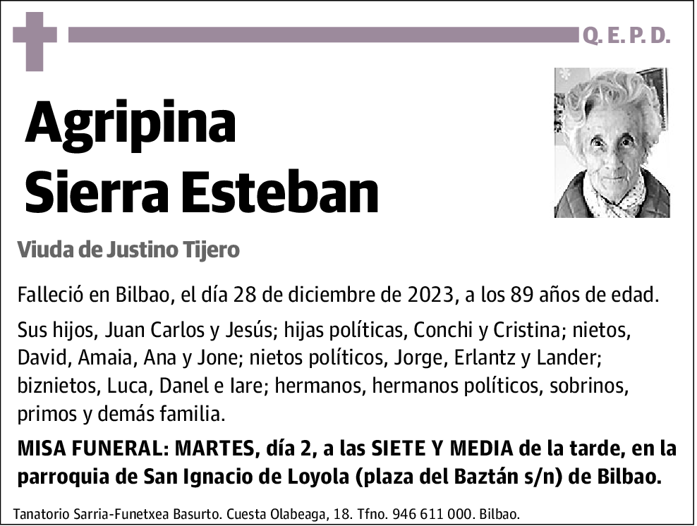 Agripina Sierra Esteban
