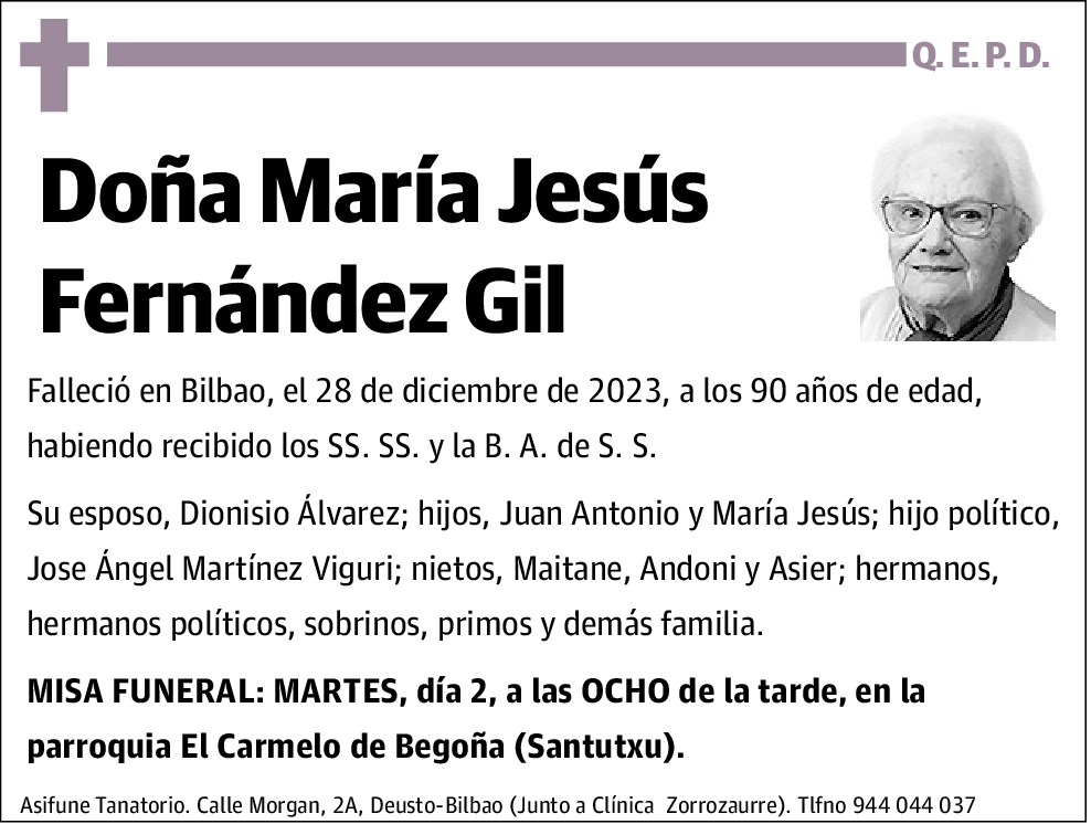 María Jesús Fernández Gil