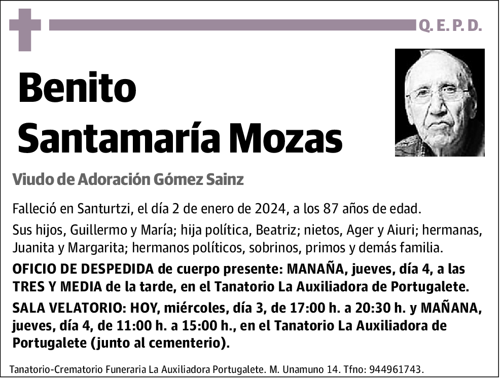 Benito Santamaría Mozas