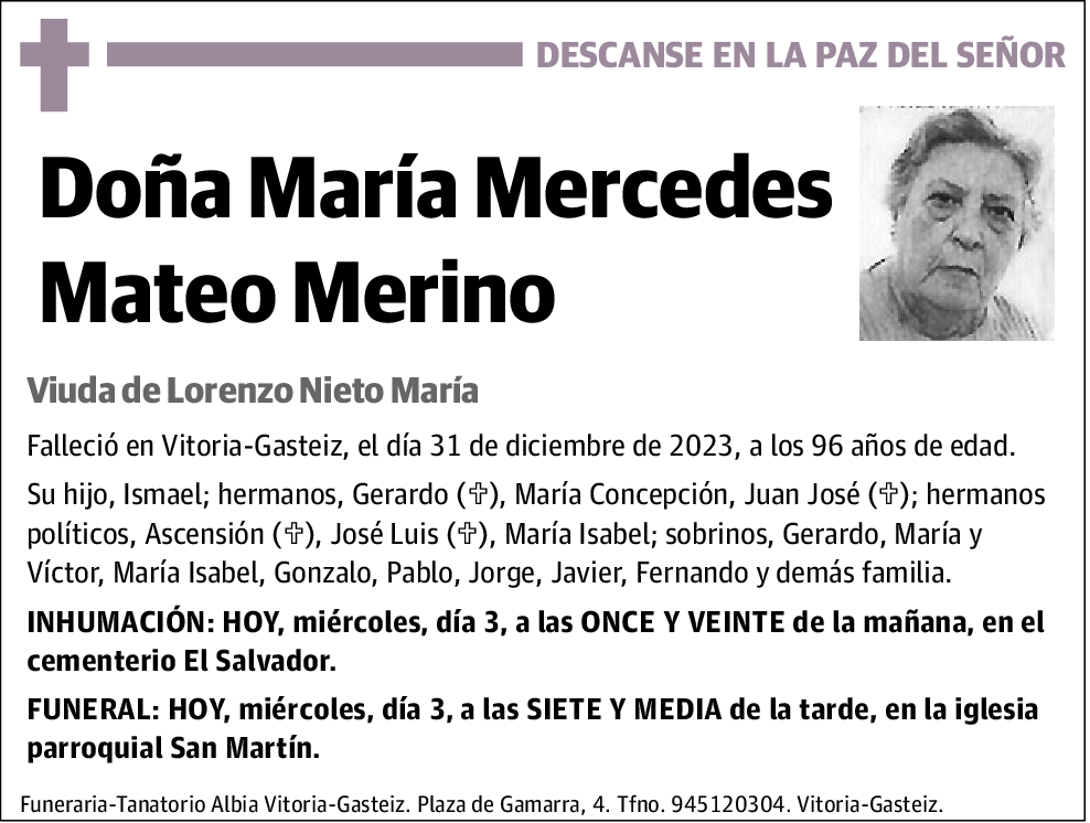 María Mercedes Mateo Merino
