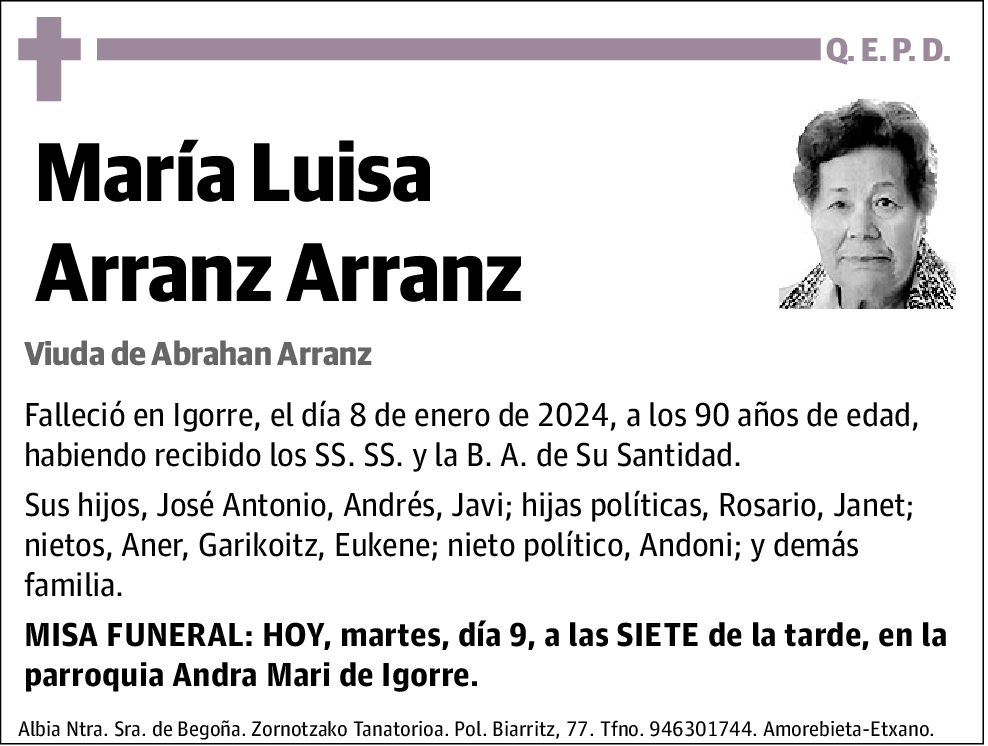 María Luisa Arranz Arranz