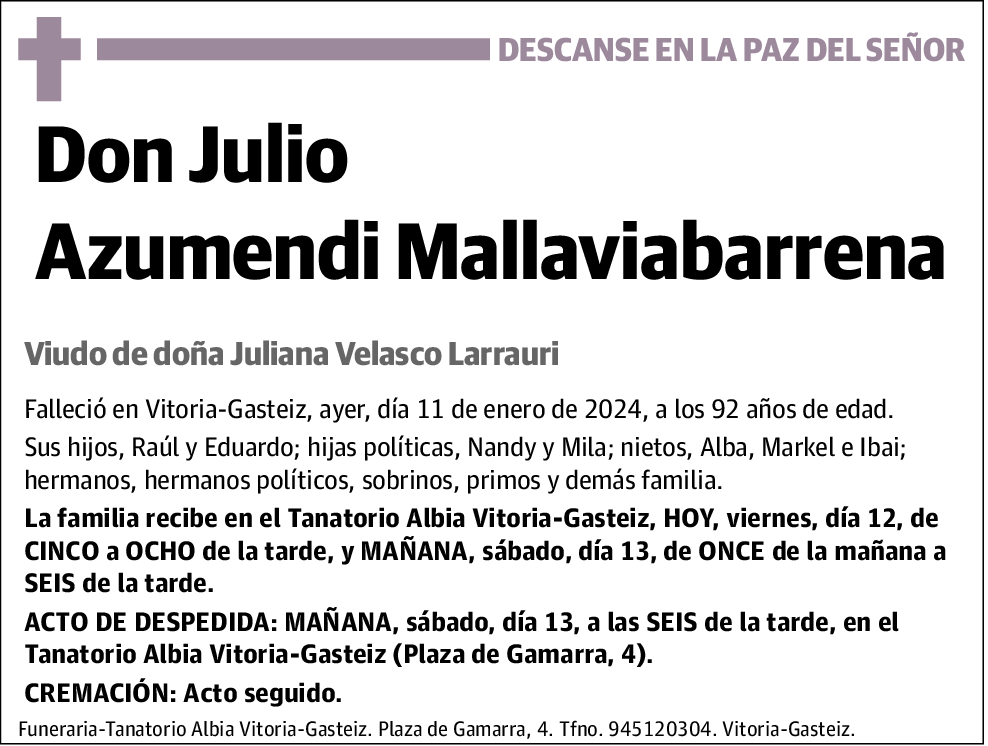 Julio Azumendi Mallaviabarrena