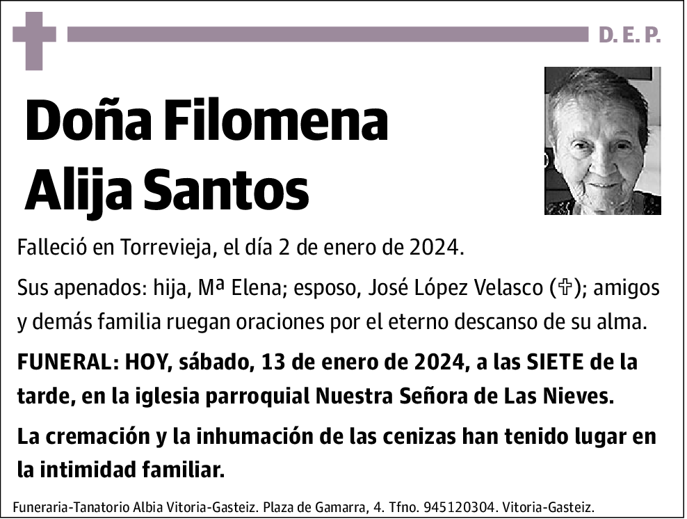 Filomena Alija Santos
