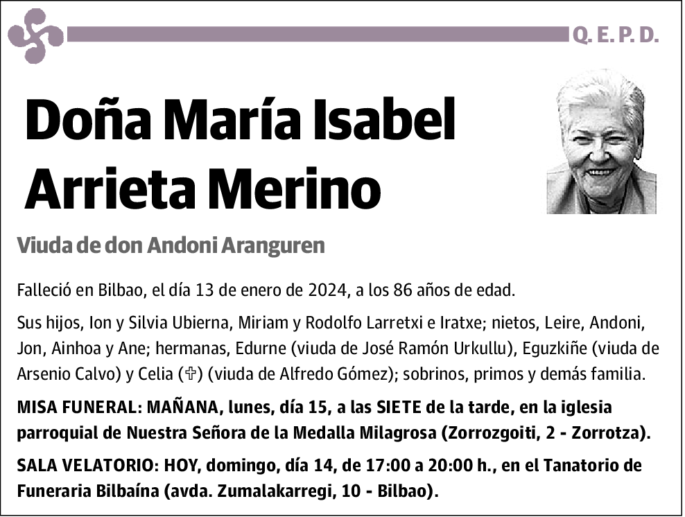 María Isabel Arrieta Merino
