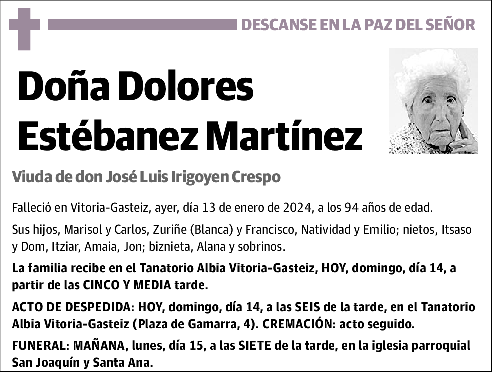 Dolores Estébanez Martínez