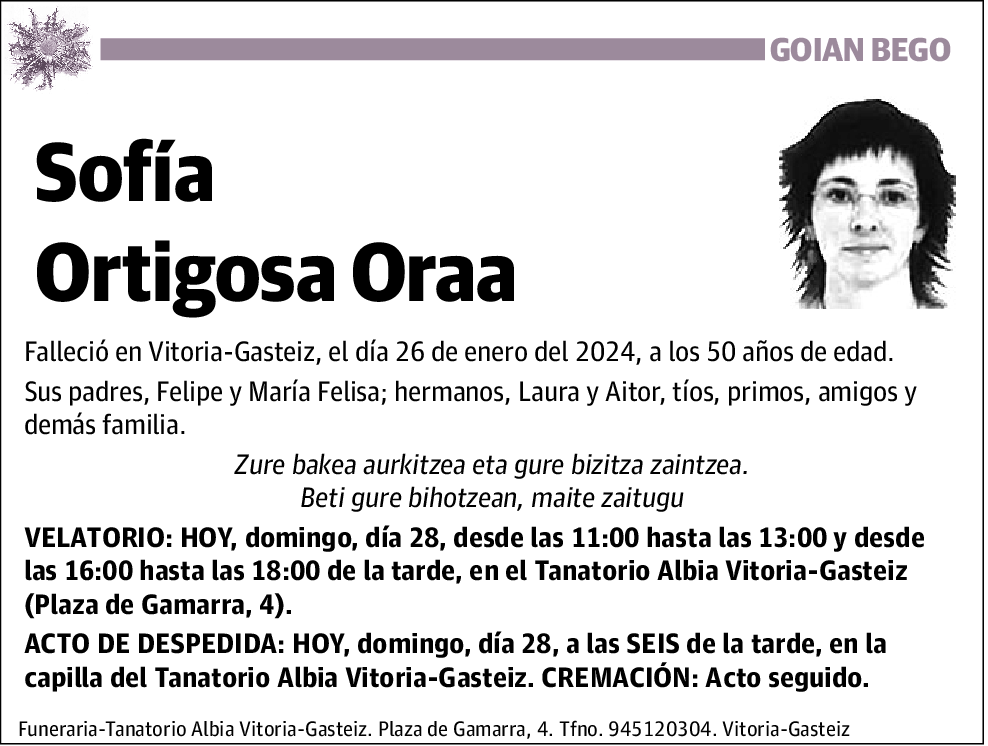 Sofía Ortigosa Oraa
