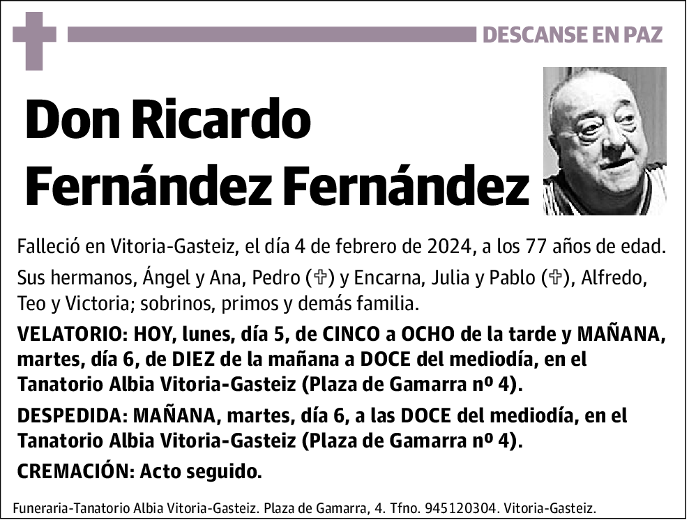 Ricardo Fernández Fernández