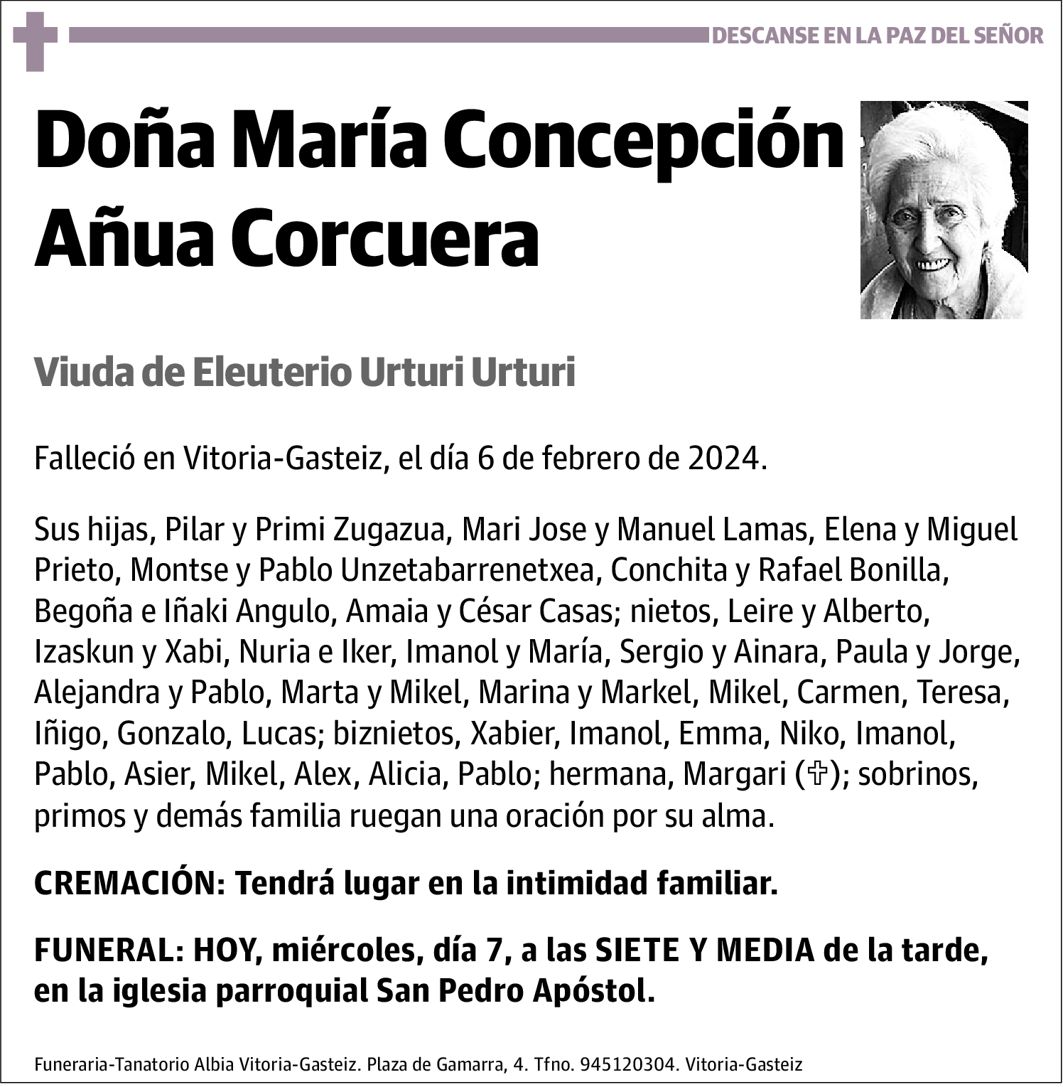 María Concepción Añua Corcuera