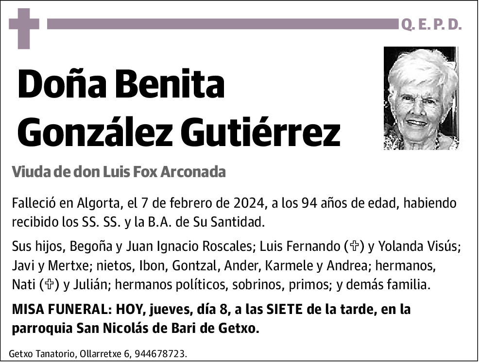 Benita González Gutiérrez