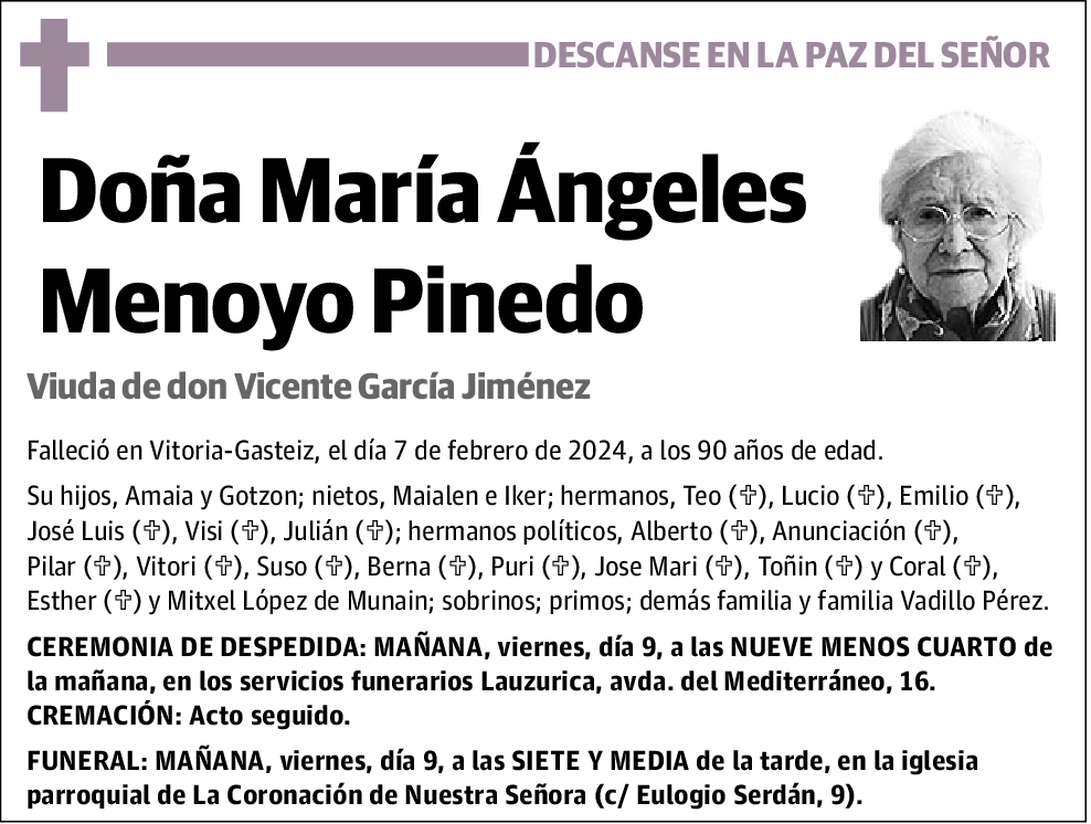 María Ángeles Menoyo Pinedo