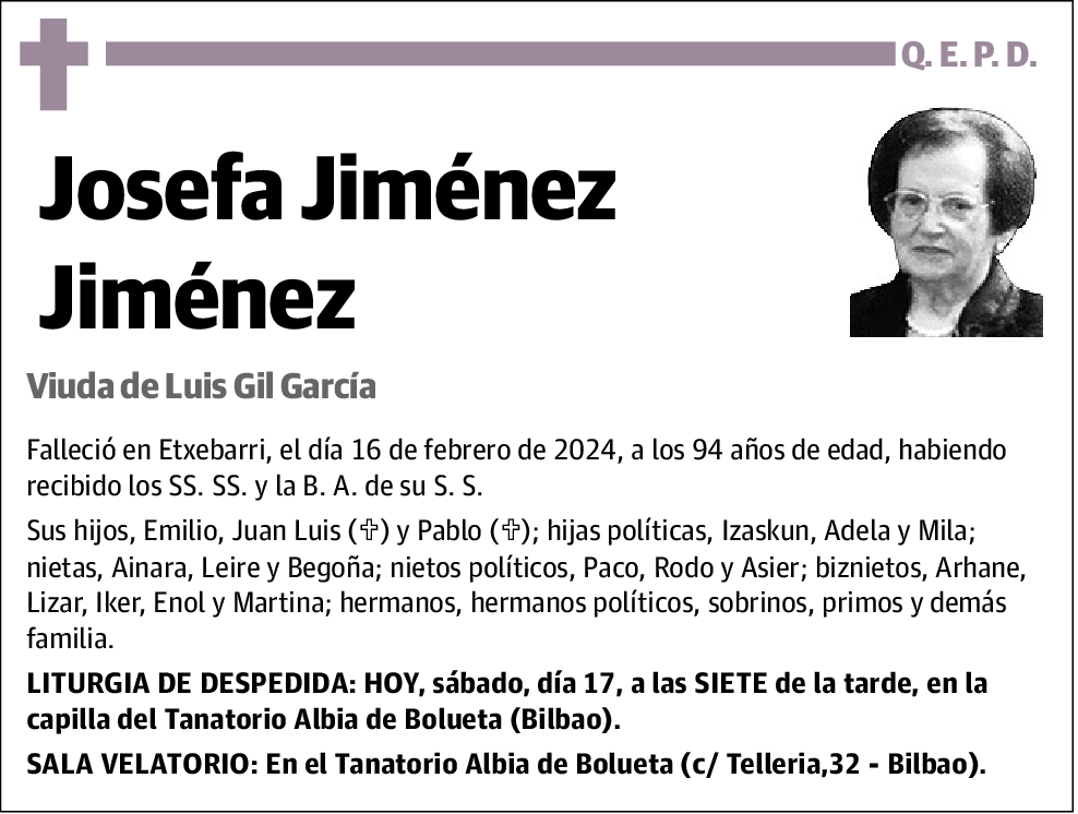 Josefa Jiménez Jiménez