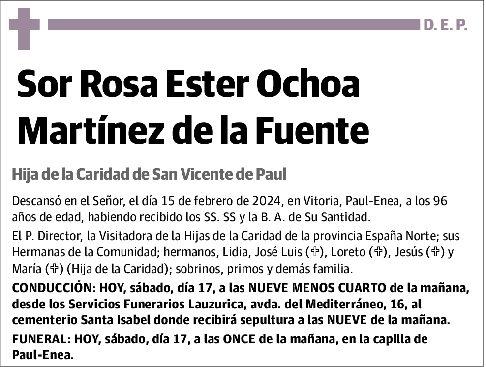 Rosa Ester Ochoa Martínez de la Fuente