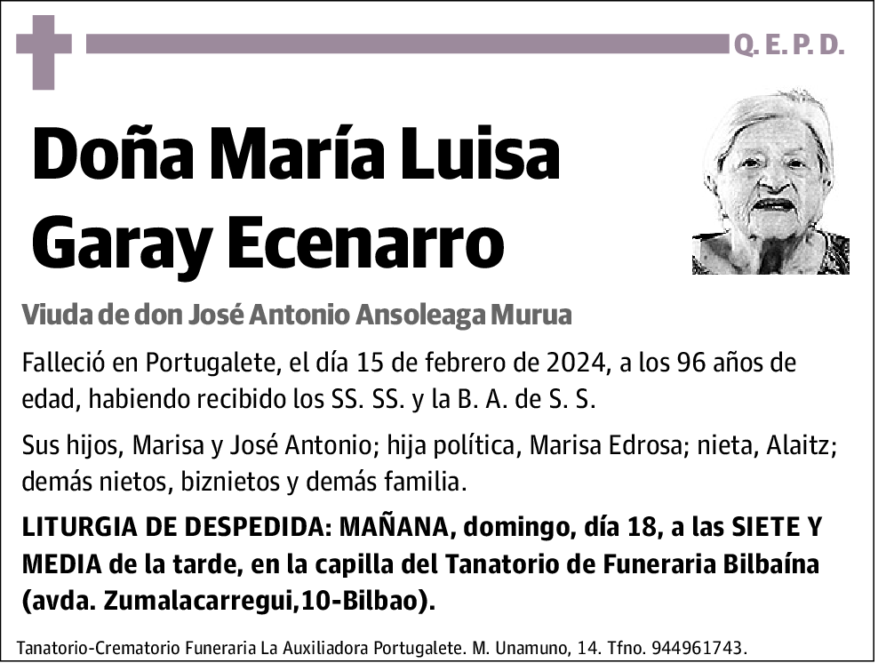 María Luisa Garay Ecenarro