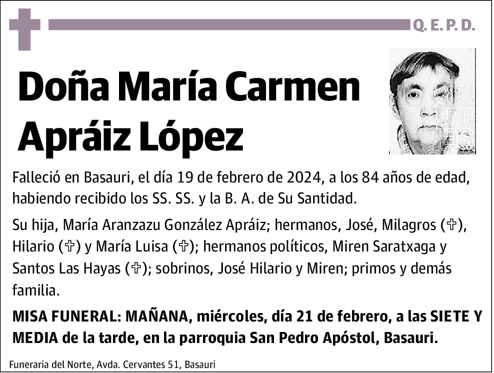 María Carmen Apráiz López
