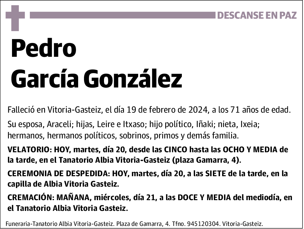Pedro García González
