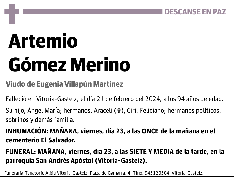 Artemio Gómez Merino