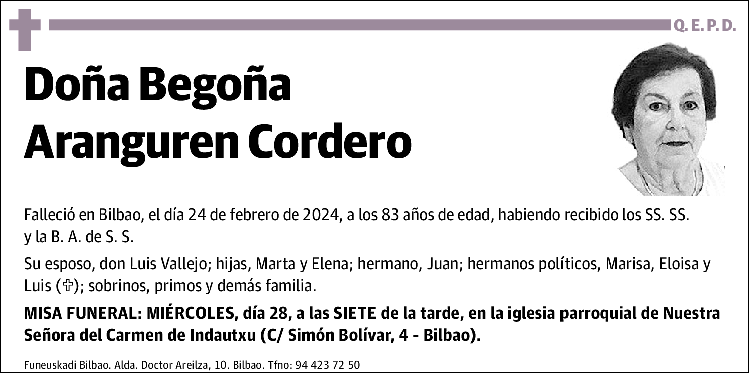 Begoña Aranguren Cordero