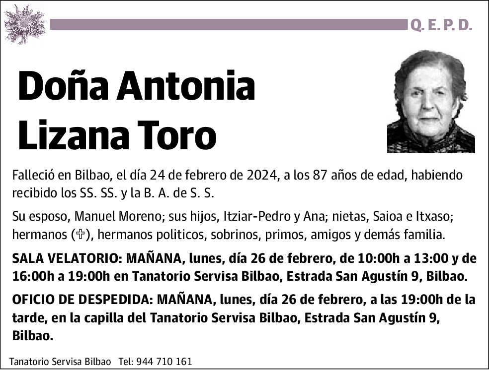 Antonia Lizana Toro