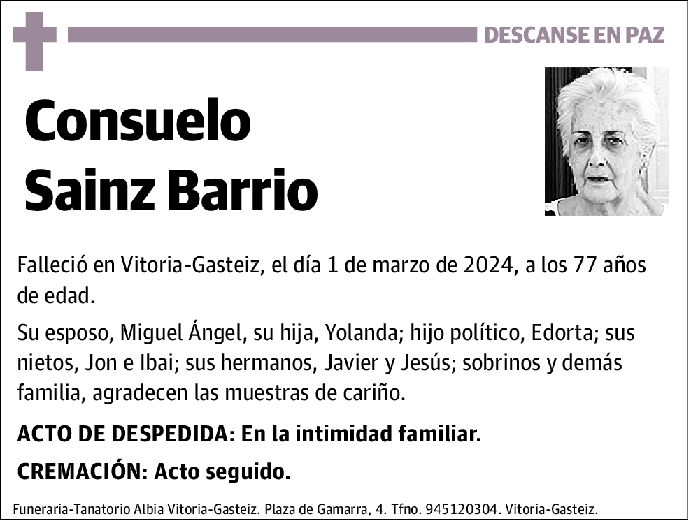 Consuelo Sainz Barrio