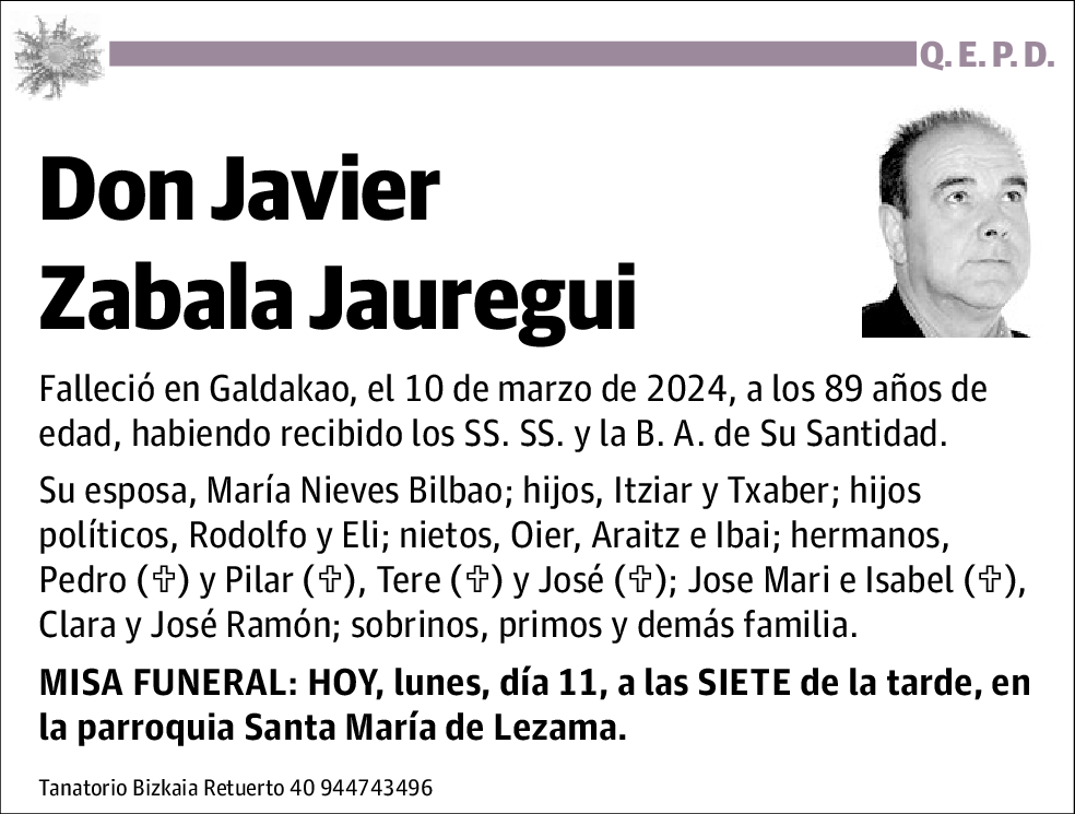 Javier Zabala Jauregui