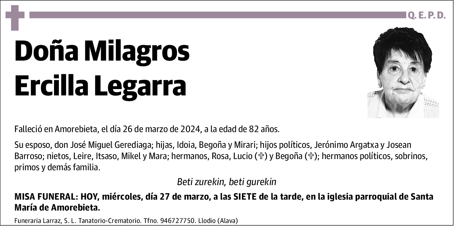 Milagros Ercilla Legarra