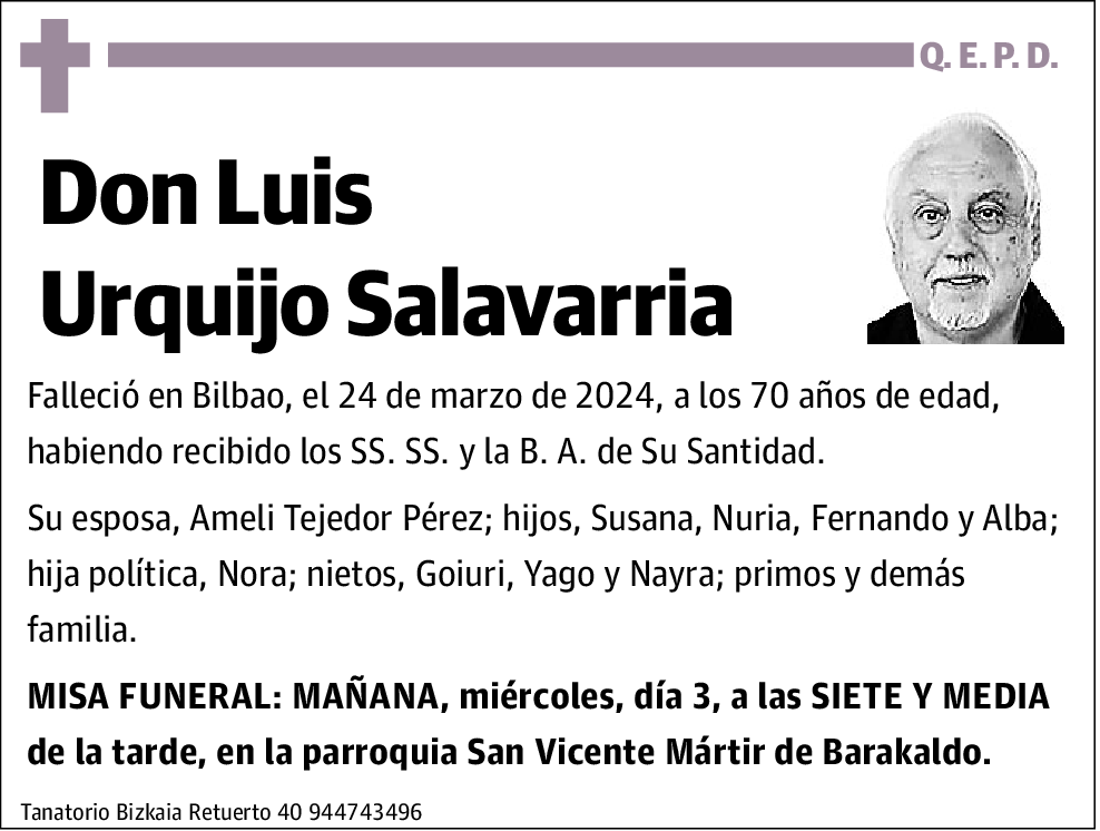 Luis Urquijo Salavarria