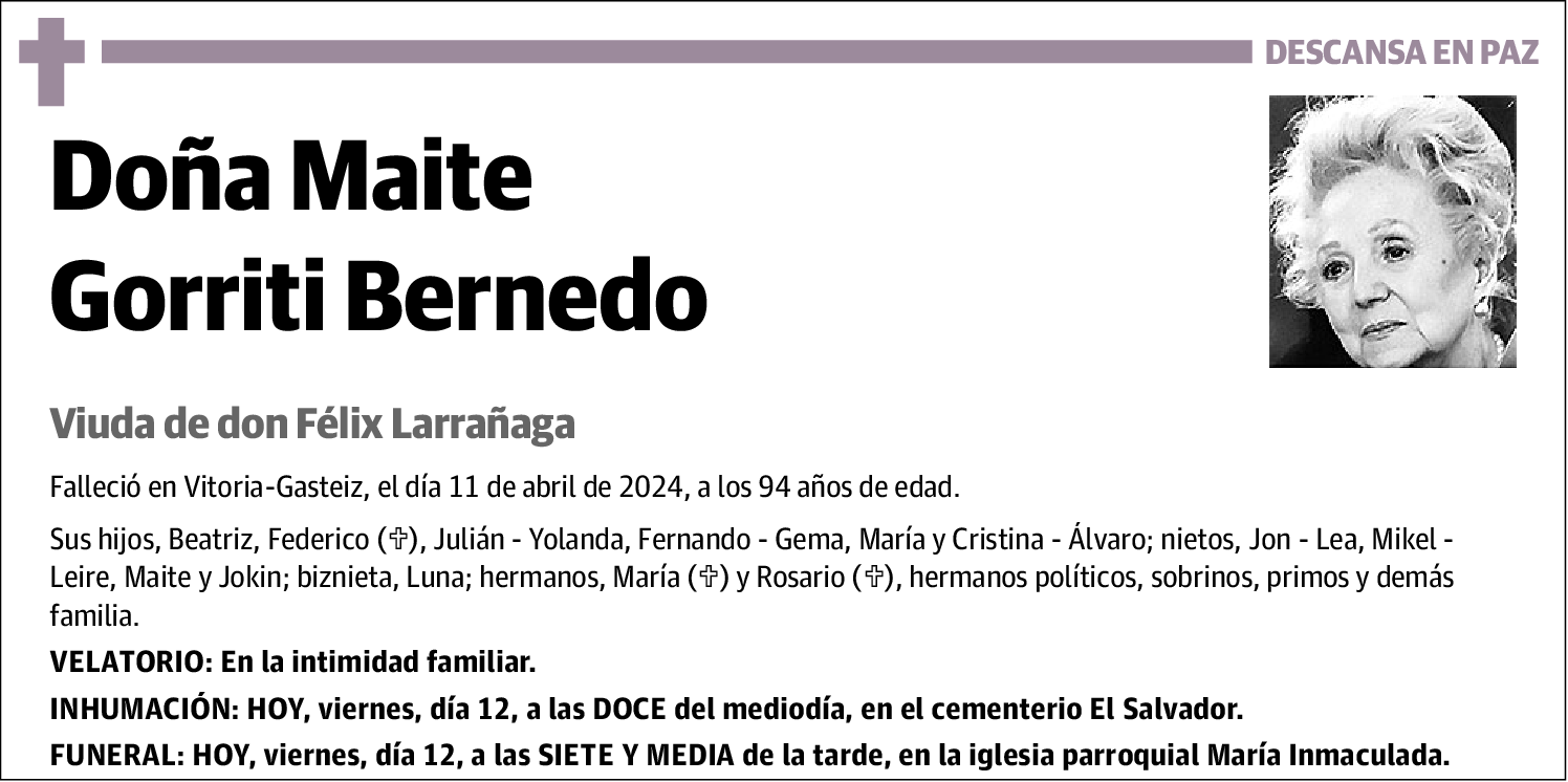 Maite Gorriti Bernedo