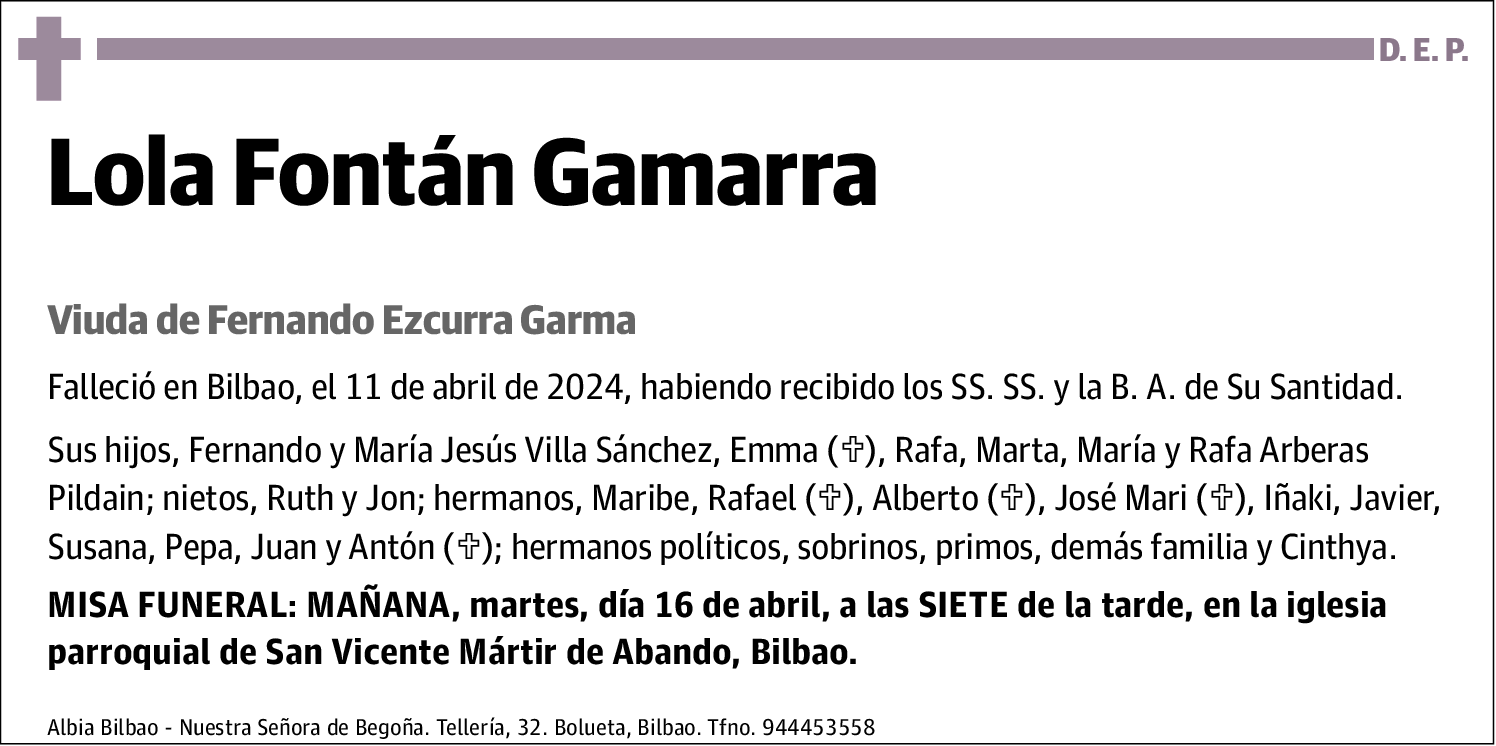 Lola Fontán Gamarra