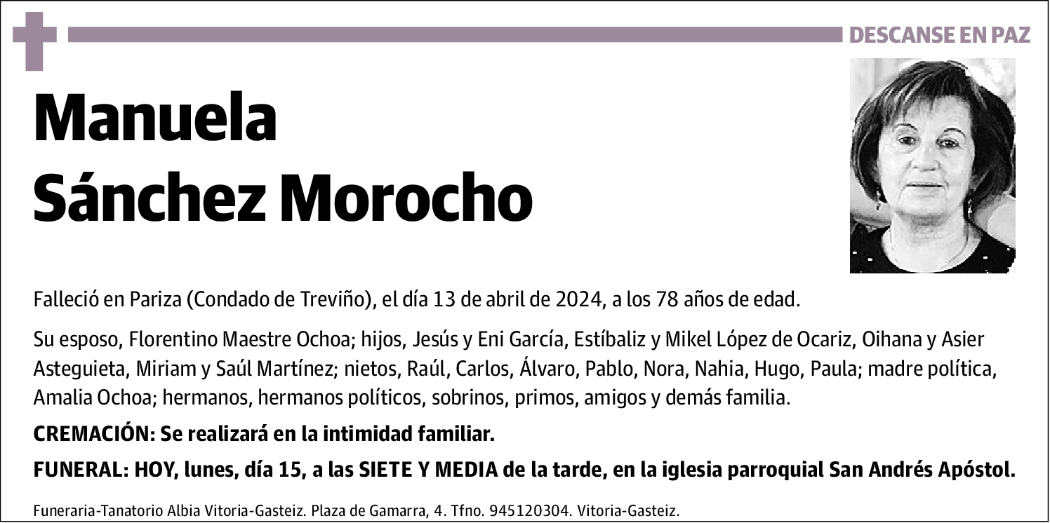 Manuela Sánchez Morocho