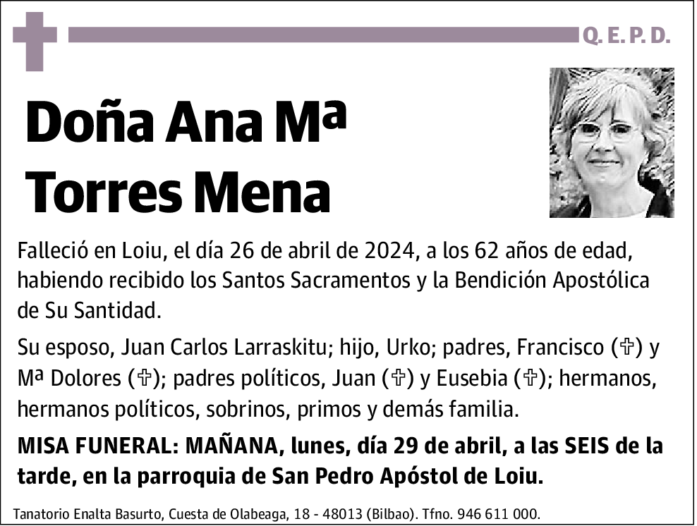 Ana Mª Torres Mena