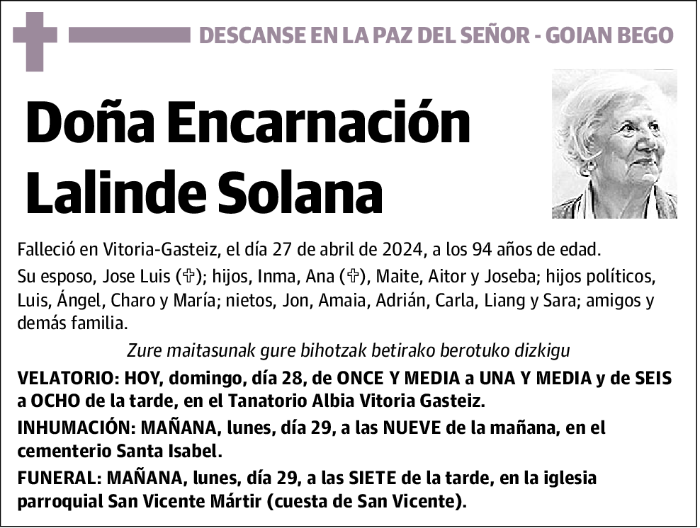 Encarnación Lalinde Solana