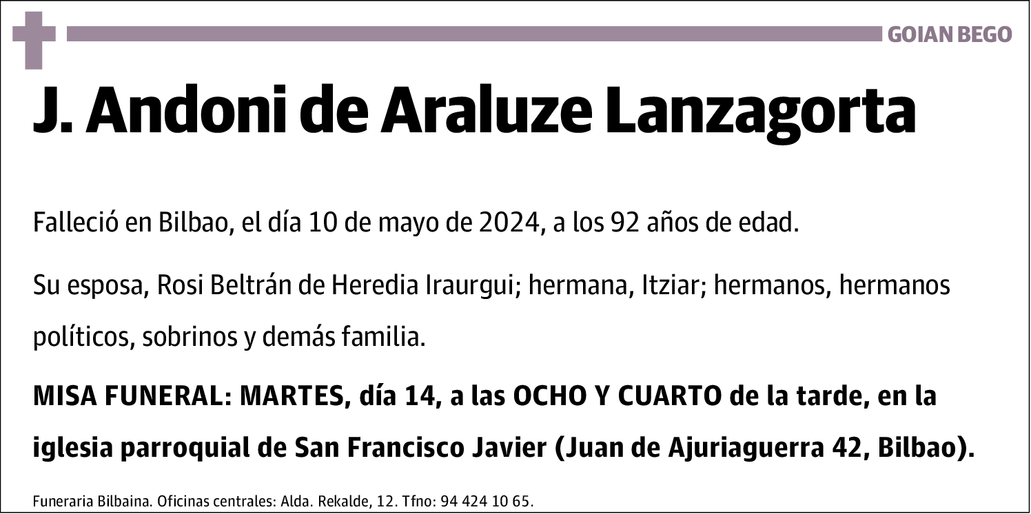 J. Andoni de Araluze Lanzagorta