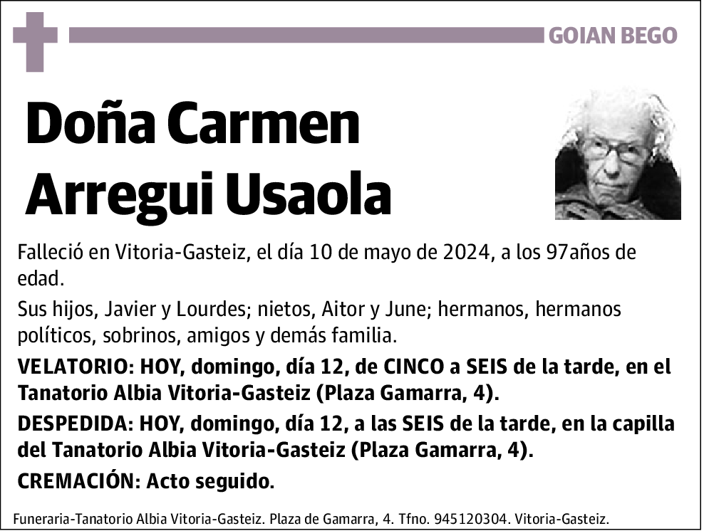 Carmen Arregui Usaola