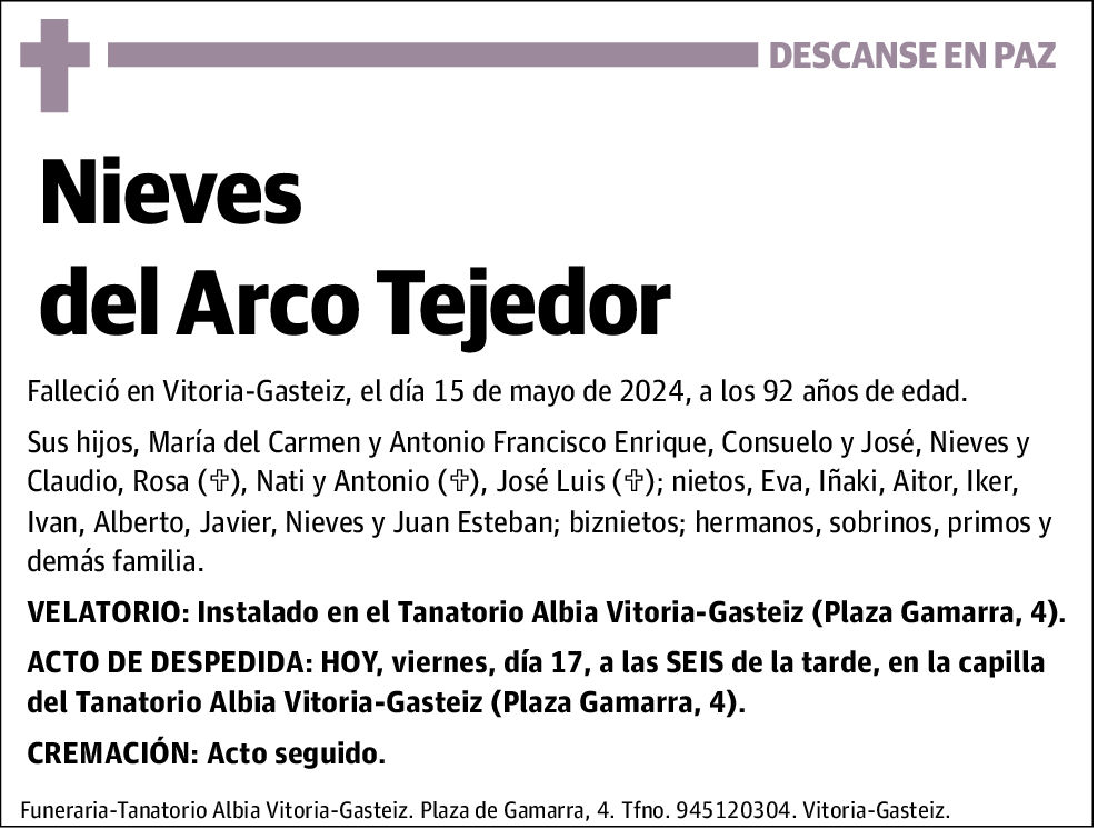 Nieves del Arco Tejedor