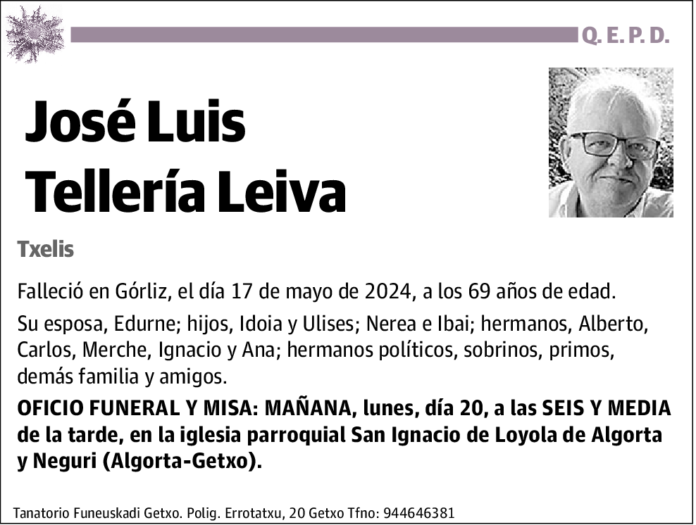 José Luis Tellería Leiva