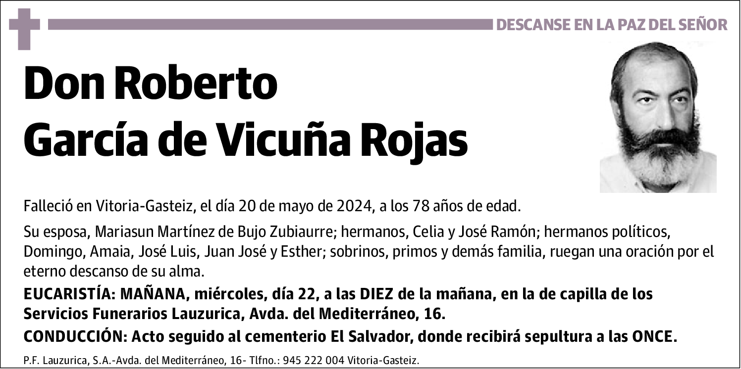 Roberto García de Vicuña Rojas