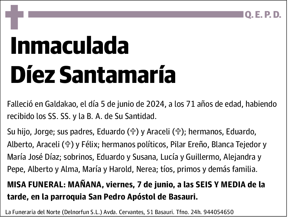 Inmaculada Díez Santamaría