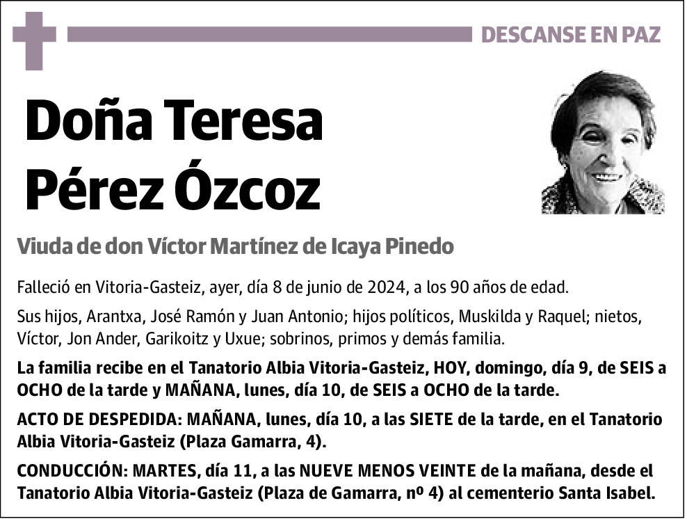Teresa Pérez Ózcoz