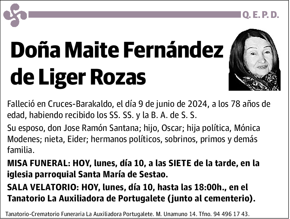 Maite Fernández de Liger Rozas