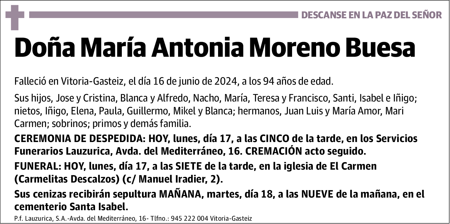 Maria Antonia Moreno Buesa