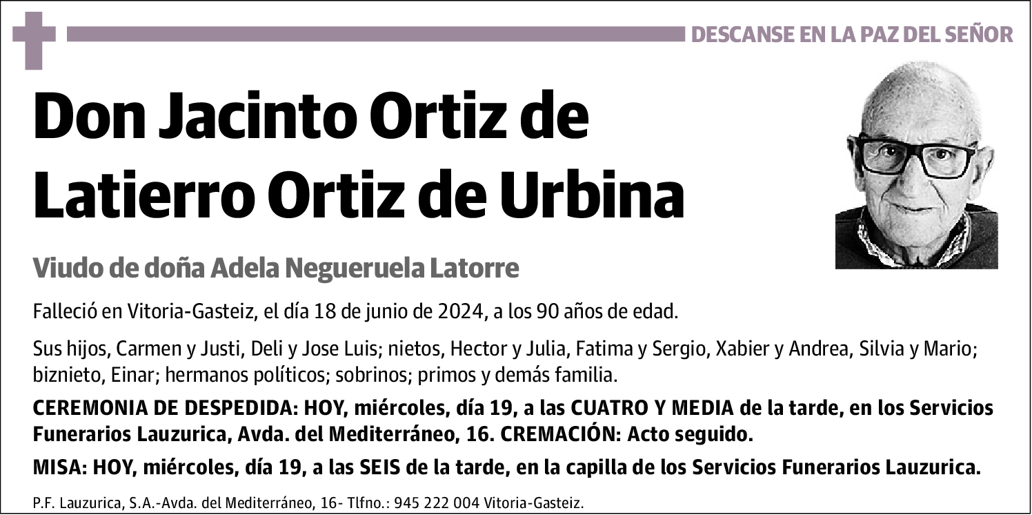 Jacinto Ortiz de Latierro Ortiz de Urbina