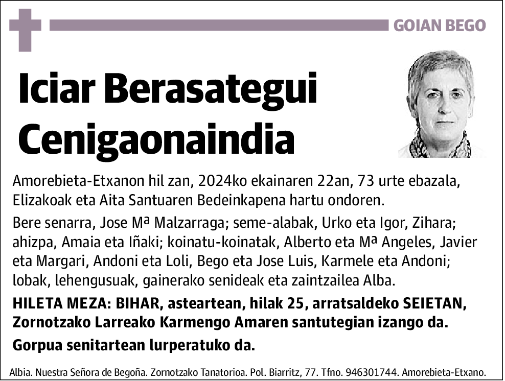 Iciar Berasategui Cenigaonaindia