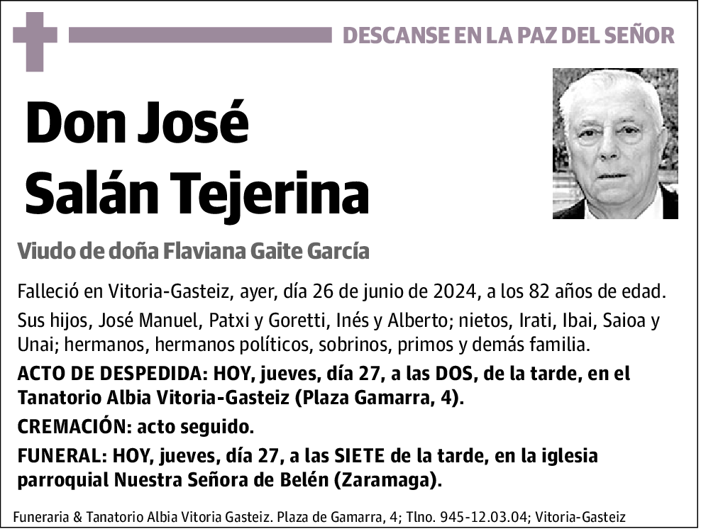 José Salán Tejerina