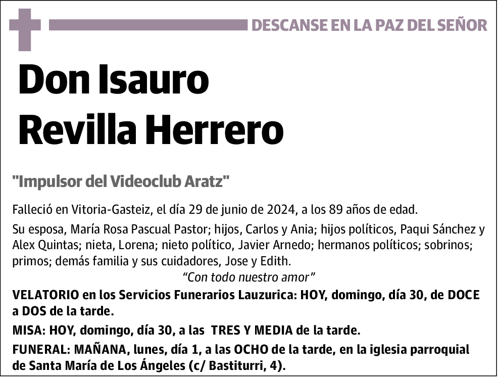 Isauro Revilla Herrero